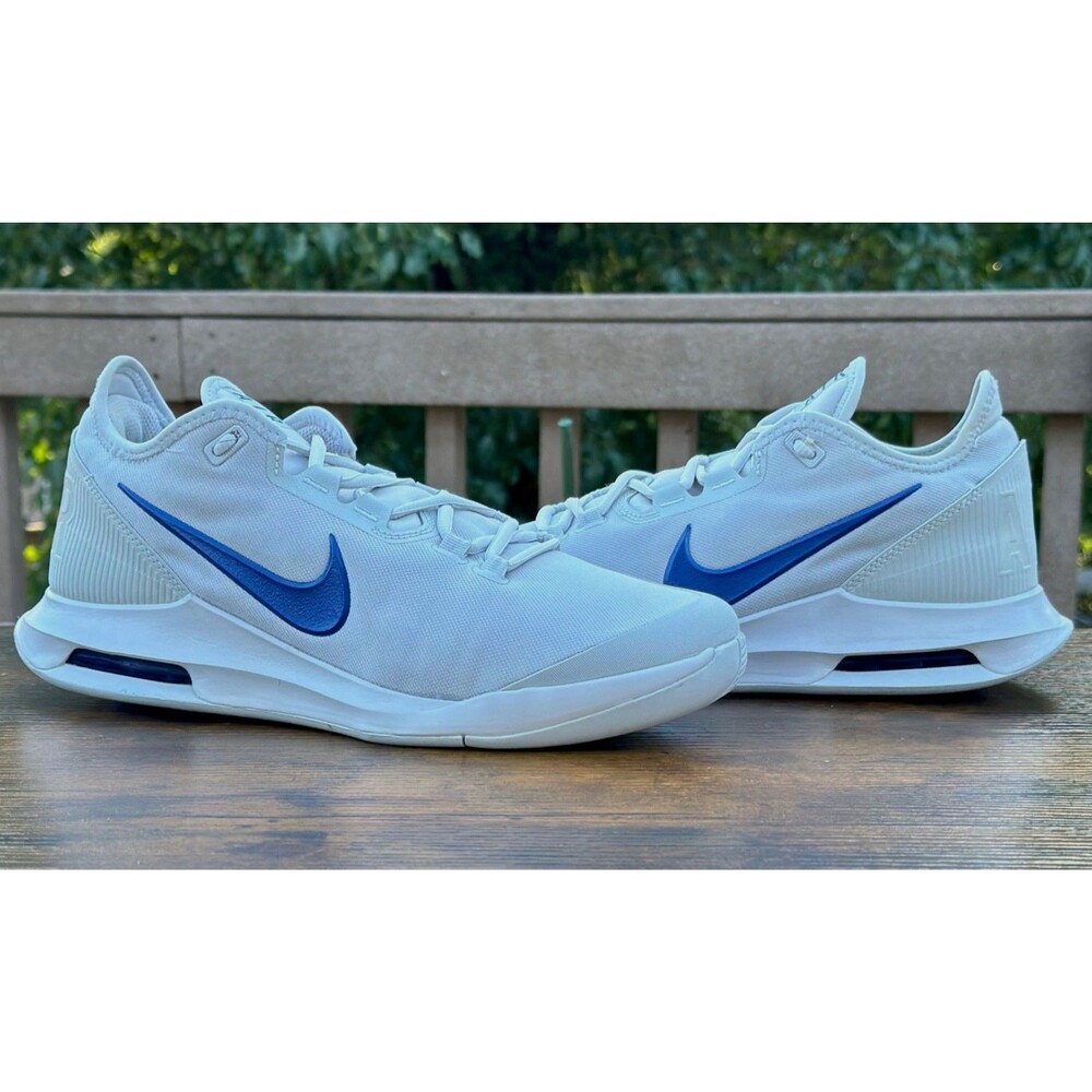 Nike Air Max Wildcard AO7351-044 White Gray Blue Tennis Shoes Men's Size 9.5